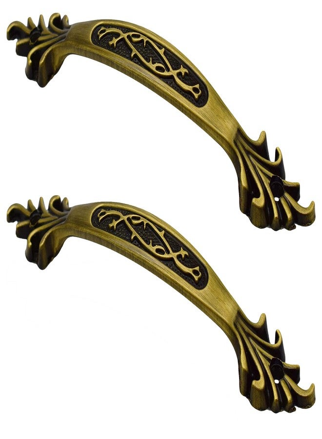 RAB Handle Zinc Kitchen and Office Drawer/Cabinet/Door/Wardrobe, Furniture Handle, Pull Handles, Drawer Handles (Code:- S81, Finish:- Antiq, Size:- 128mm, Pack of 2 PCS) - Image 1