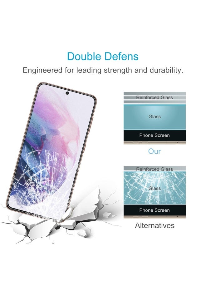 HuHa Case Cover 50 PCS 0.18mm 9H 2.5D Tempered Glass Fingerprint Unlock Film For Samsung Galaxy S21+ 5G - Image 5