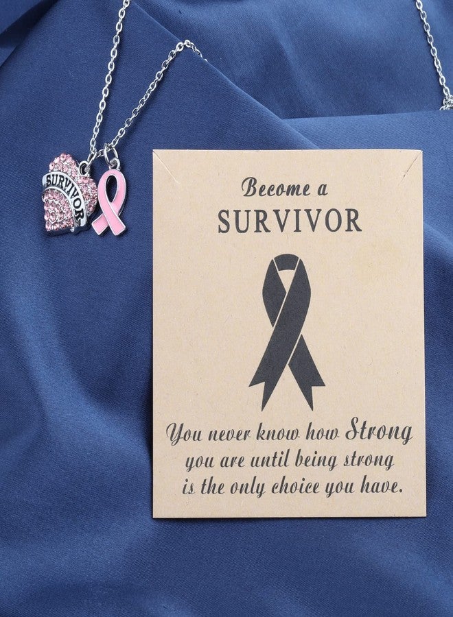 Gzrlyf Stainless Steel Breast Cancer Survivor Necklace (Necklace) - Image 3
