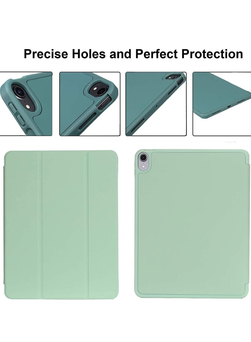 ELTRAZONE Case for New iPad Air 5th Generation (2022)/iPad Air 4th Generation (2020) 10.9 Inch, with Screen Protector and Auto Wake/Sleep Cover, Matcha Green - Image 3