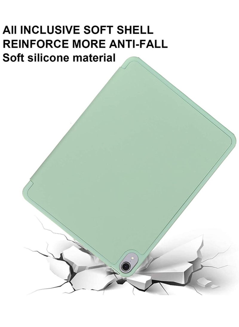 ELTRAZONE Case for New iPad Air 5th Generation (2022)/iPad Air 4th Generation (2020) 10.9 Inch, with Screen Protector and Auto Wake/Sleep Cover, Matcha Green - Image 4