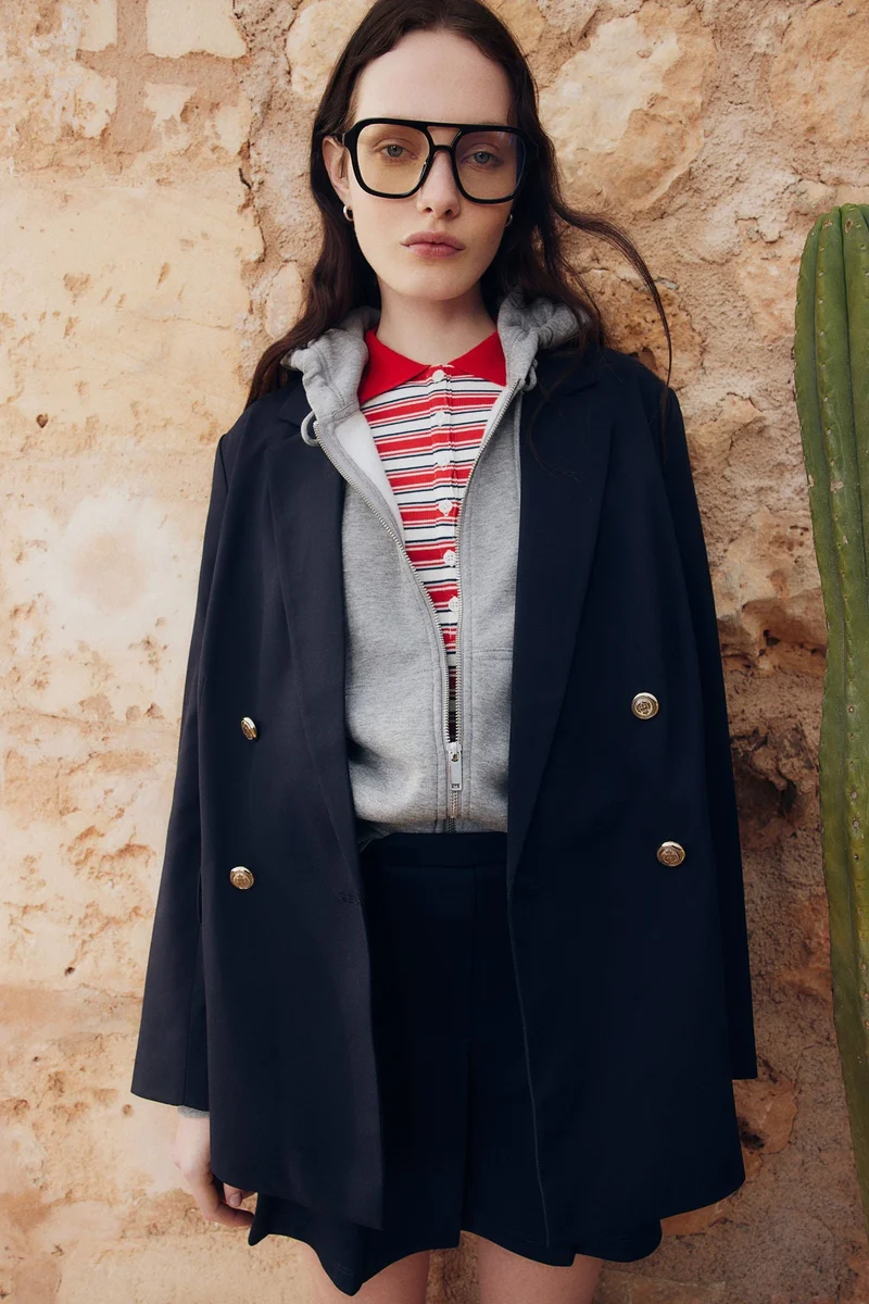 اتش اند ام Double-breasted blazer
