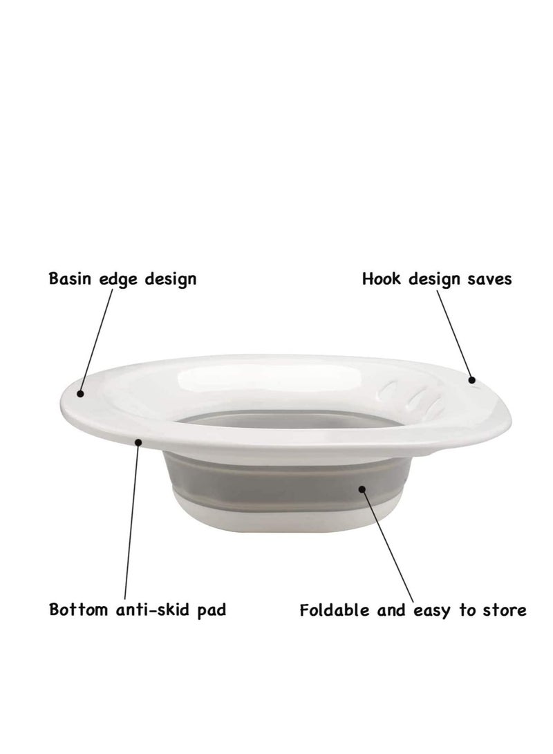 SOLARAE Sitz Bath Over The Toilet Perineal Soaking Bath for Hemorrhoidal Relief Ideal for Post Episiotomy Patients for Pregnant Women for The Elderly - Image 3