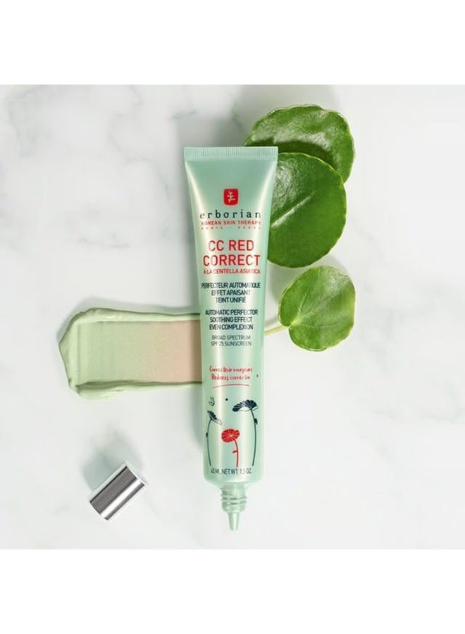 Erborian CC Red Correct SPF25 Anti-Redness 45ml - Image 4