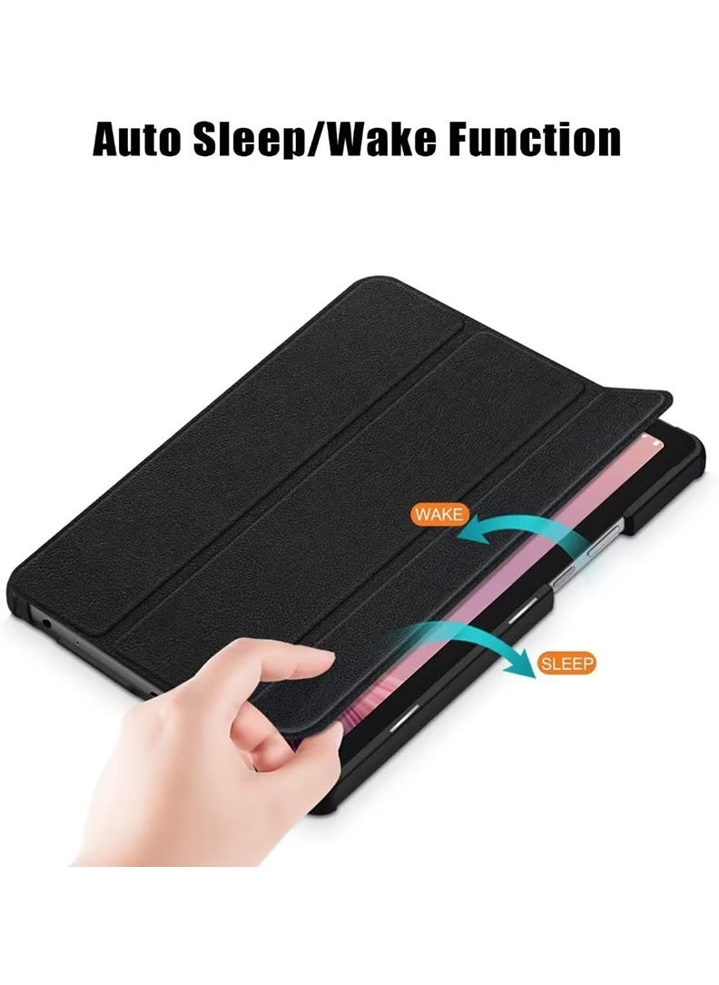 Theodor - Protective Flip Case For Lenovo Tab M9 (2023) With Trifold Stand Auto Wake Sleep Shockproof Cover collage 4 - Image 1