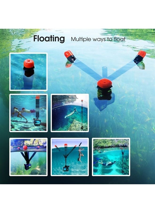 SOONSUN - 4-in-1 Floating Selfie Stick for GoPro Hero 11, 10, 9, 8, 7, 6, 5, 4, 3, Max, Fusion, Session, DJI OSMO, AKASO, Insta360 - Use as Floating Handle, Extendable Monopod, Hand Grip, Tripod Stand - Image 1