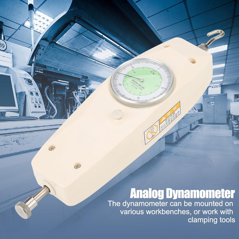 200N Analog Dynamometer Push Pull Force Meter Handheld Industrial Measurement Tool - Image 3