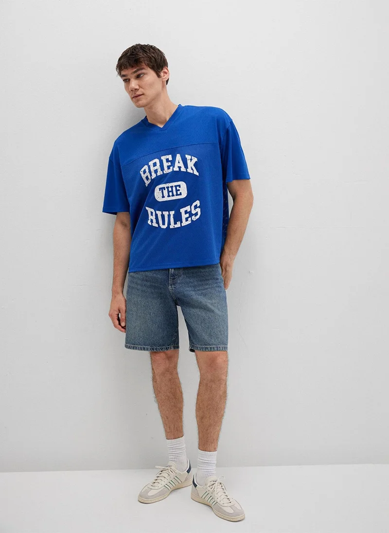 Mavi Crew Neck Regular Fit T-Shirt