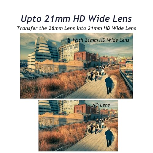 FotoZ Conversion Lens for Ricoh GR III & GR III HDF, 49mm 0.75x Wide Angle & Macro 2 in 1 With Hood, Filter Adapter Replaces GA-1 - Image 4