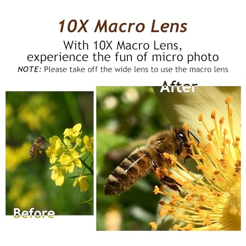 FotoZ Conversion Lens for Ricoh GR III & GR III HDF, 49mm 0.75x Wide Angle & Macro 2 in 1 With Hood, Filter Adapter Replaces GA-1 - Image 5