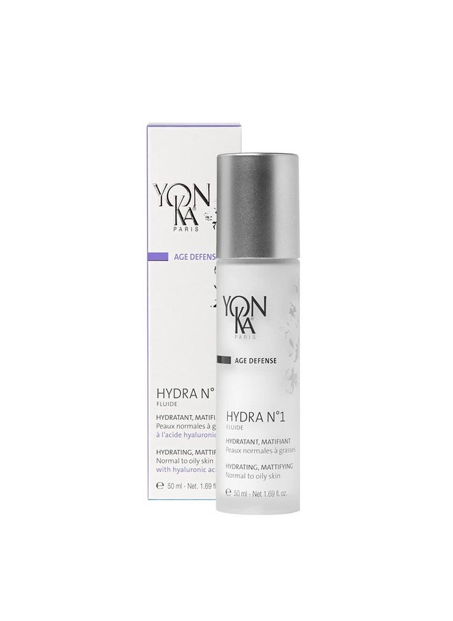 Yonka Yonka Hydra No.1 Fluide (50Ml) Age Defense Skin Care Lightweight Mattifying Moisturizer With Hyaluronic Acid And Silica Normal And Oily Skin Parabenfree  - Image 2