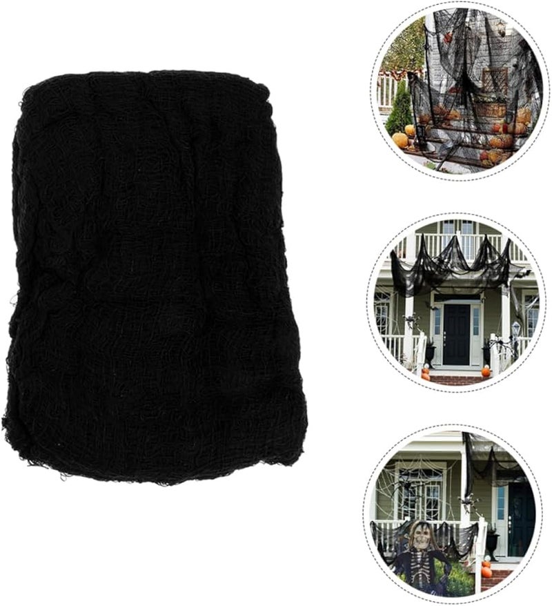 Black Cloth Hanging Halloween Decoration for Spooky Haunted House Party Decor - Image 3