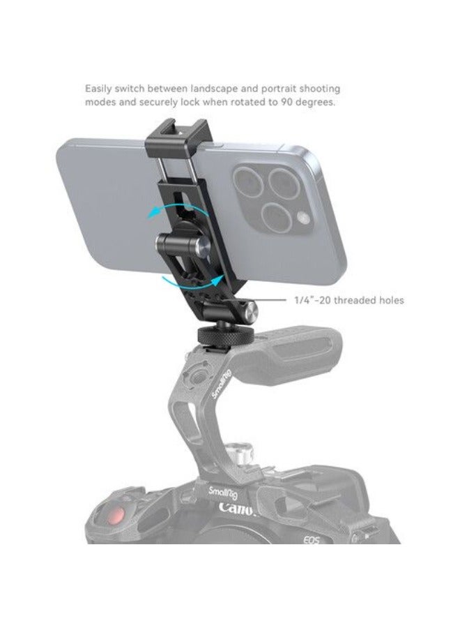 SmallRig Metal Phone Holder With Cold Shoe Mount 4382 - Image 2