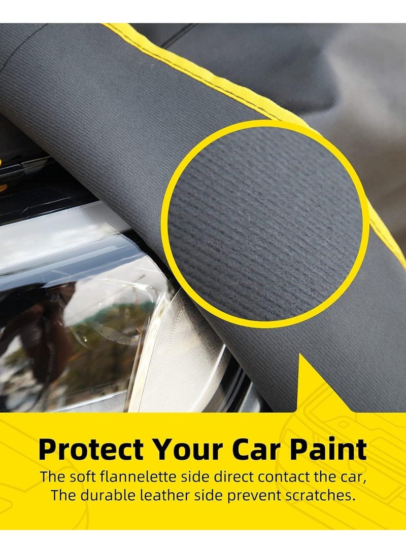 Generic 3-Piece Automotive Magnetic Fender Covers for Mechanics,Car fender accessories Microfiber Leather Car Fender Protector Mats for SUV or Light Trucks  - Image 4