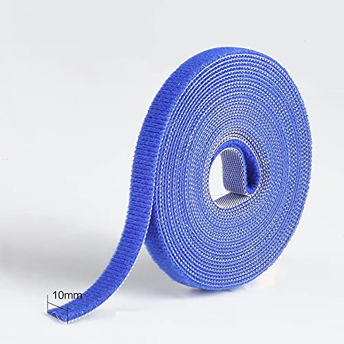 Immech Reusable Cable Ties Strap with Double Sided Hook Loop Wire Organizer Cord Ties for Tablet Laptop PC TV Home Office Electronics Wire DIY 28 Meter Color Blue - Image 2