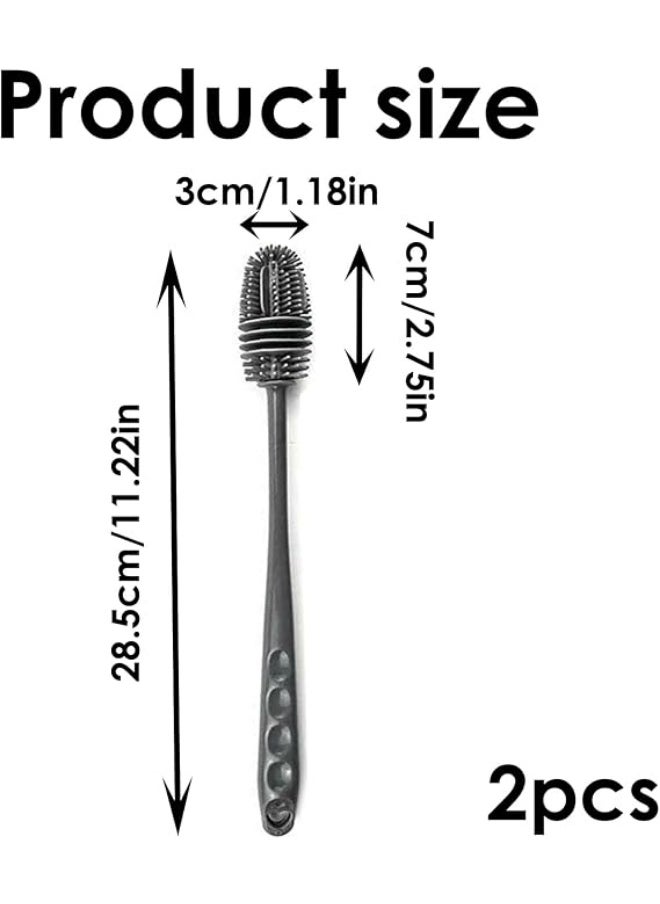Generic - Mug Brush - Silicone Head Cleaning Brush with Long Handle, for Narrow-Nose Jugs and Thermoses - Bottle Cleaning Brush with Flexible Corners - Clean Inside Bottles with Ease - Practical and Effective Brush - Say Goodbye to Difficult Corners - Bottle Brush with Comfortable Handle and Deep Cleaning - Decorative Bottle Brush - An Aesthetic Touch to Any Table or Kitchen - Arrange and Coordinate Your Bottles Elegantly - Modern and Practical Bottle Brush - Mug Brush - Image 1
