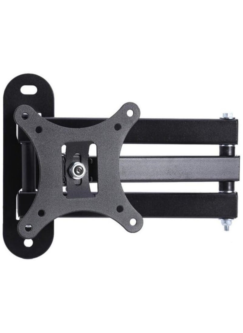 Telescopic TV Bracket, LCD LED TV PC Monitor Wall Mount Bracket, Folding Shelf Bracket, Adjustment Heavy Duty Corner Tilt Swivel Holder Shelves Support, TV Stand Rack Suitable for Size 10-27inch  - Image 5