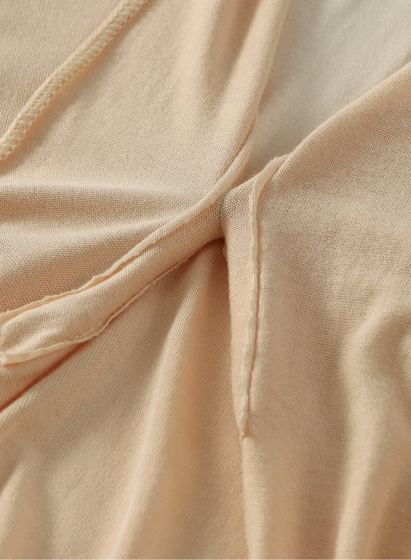 ISI Instant Cotton Hijab Set 3-in-1 Hijabs Scarf Lazy Woman PulloverScarf with Built-in Magnets and Undercap Head Wraps With Model Cap - Image 5