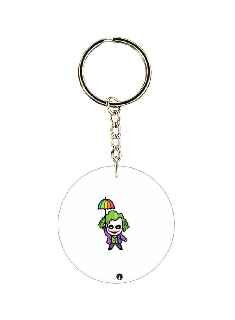 The Dark Knight Rises: Joker Printed Double Sided Keychain
