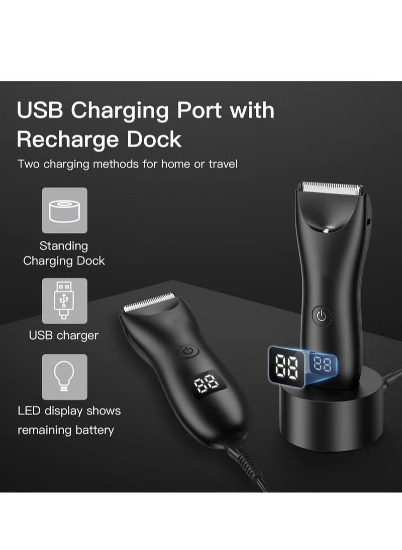 JWSISSIE Professional Electric Shaver, Waterproof, Silent, Fast Charging, Neutral  - Image 2
