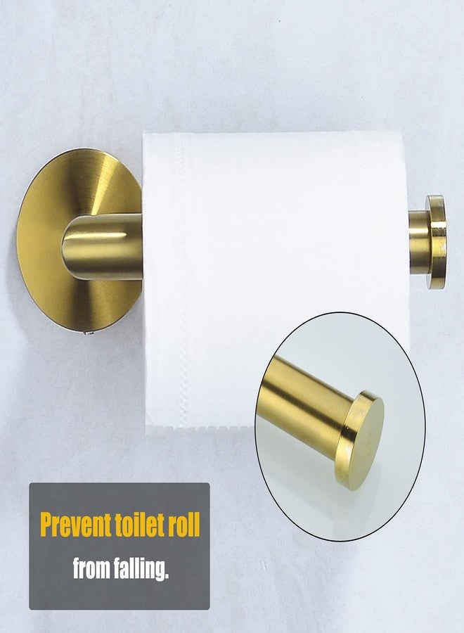 SWHYGER Bathroom Toilet Paper Holder Brushed Gold Wall Mount Toilet Roll Holder SUS304 Stainless Steel,96018-6BG. - Image 4