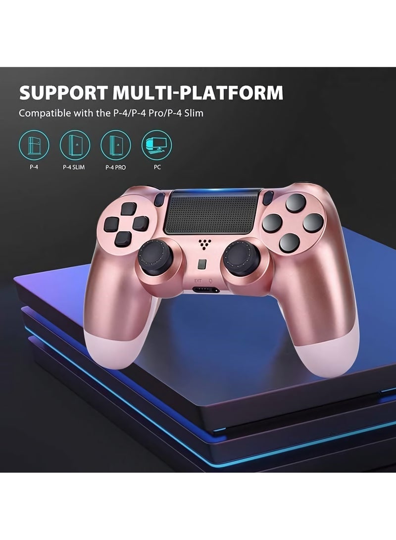 Wireless Controller for Computer Games with Dual Vibration, DualShock Wireless Controller for PS4, Clickable Touchpad and Anti-Slip - Image 2