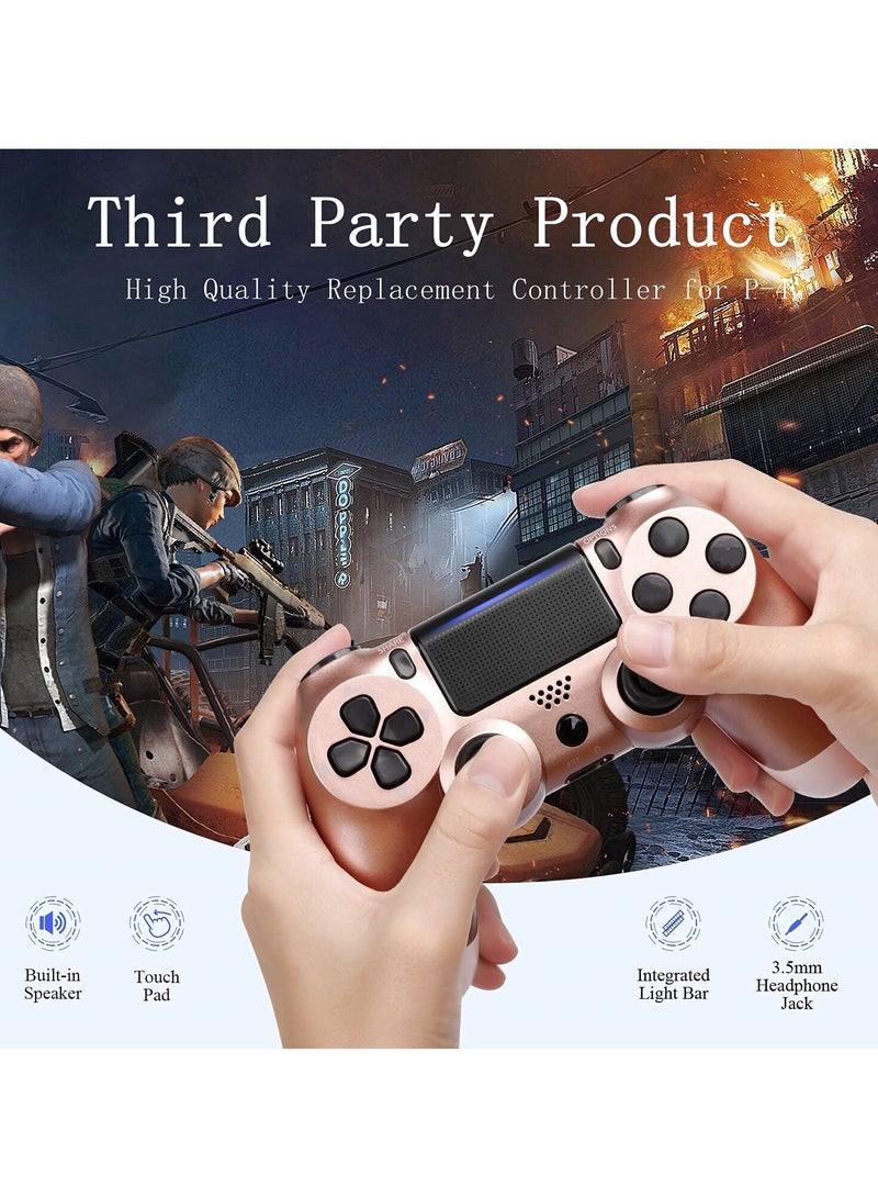 Wireless Controller for Computer Games with Dual Vibration, DualShock Wireless Controller for PS4, Clickable Touchpad and Anti-Slip - Image 5
