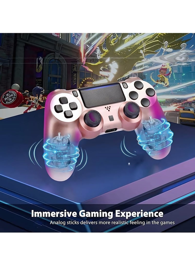 Wireless Controller for Computer Games with Dual Vibration, DualShock Wireless Controller for PS4, Clickable Touchpad and Anti-Slip - Image 3