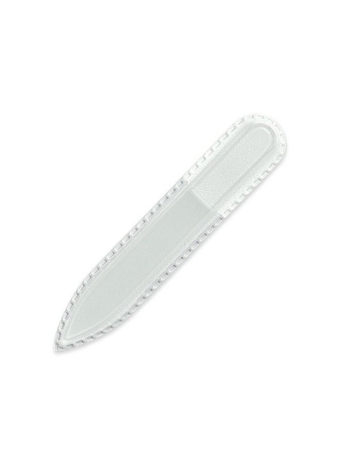 Mont Bleu Small Premium Glass Nail File Genuine Czech Tempered Glass Lifetime Guarantee Handmade In Czech Republic Best Crystal Nail File For Natural Nails  - Image 1
