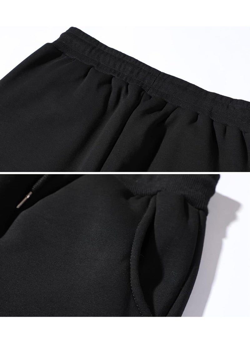 Ghassy Co. - Men's Ultra Thermal Winter Sherpa Lined Active Running Normal Leg Jogger Sweatpants - Image 1