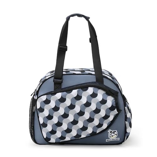 Boulder Bee Premium Pickleball Bags PickleBall Tote Bag for Women Womens HandShoulder Gym Bag w Water Bottle Holder With RacquetPaddle Holder Blue Wave - Image 1
