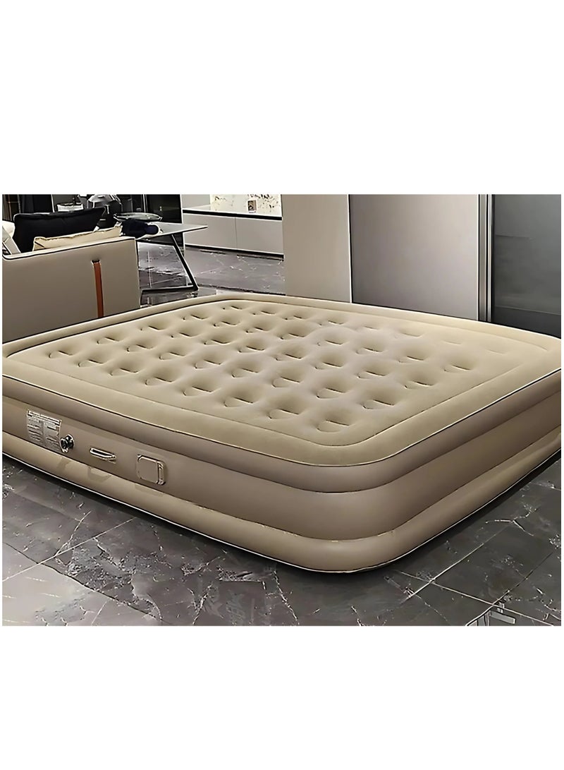 DIGI CORE Air Mattress Queen with Built-in Pump, 40-Hole Inflatable Bed for Home, Guest & Camping, Rechargeable 4000mAh Pump, 3-Min Fast Inflate, Dual Pillows, Foldable Blow-Up Mattress, Supports 300kg 200X150X40CM - Image 3