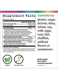 Rainbow Light Rainbow Light Counter Attack Immune Support, Dietary Supplement Provides Immune Support, With Vitamin C, Zinc and 3 Targeted Herbal Blends, Vegan and Gluten Free, 90 Count  - Image 2