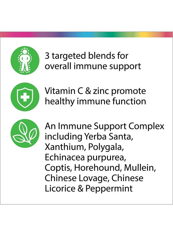 Rainbow Light Counter Attack Immune Support, Dietary Supplement Provides Immune Support, With Vitamin C, Zinc and 3 Targeted Herbal Blends, Vegan and Gluten Free, 90 Count - Image 4