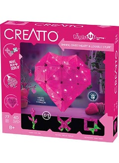 Thames & Kosmos Creatto Shining Sweetheart & Lovable Stuff Lightup 3D Puzzle Kit ; Includes Creatto Puzzle Pieces To Make Your Own Illuminated Craft Creations Diy Activity Kit Led Lights Great For Valentine'S Day  - Image 1