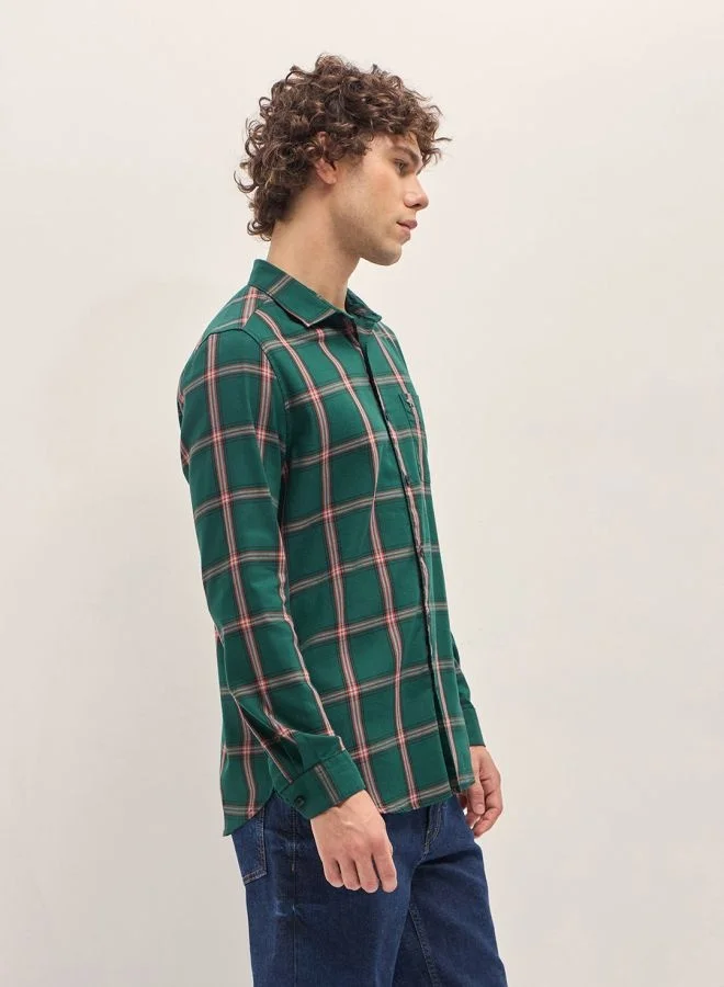 THE BEAR HOUSE Men's Shirt for Casual and Formal Wear | Classic Button-Down Style for Office, Daily Use, Travel, Events & All-Season Outfits | Versatile & Stylish Wardrobe Essential for Every Occasion
