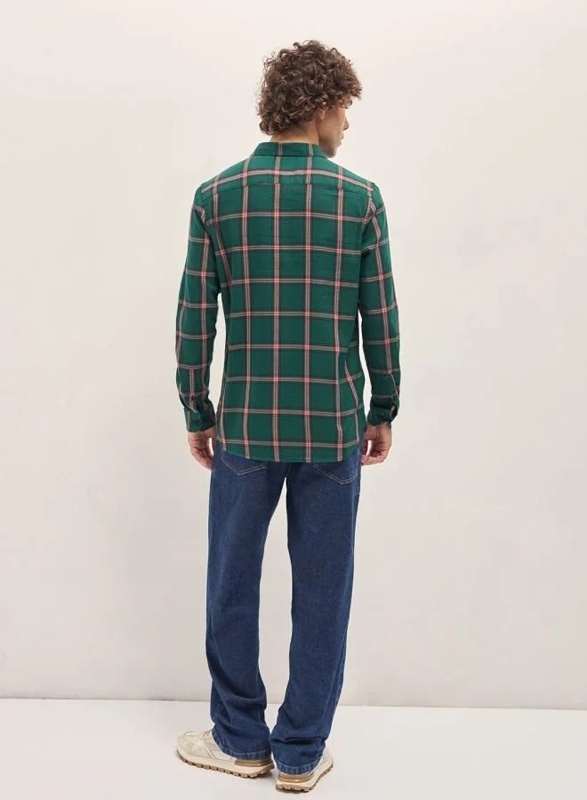 THE BEAR HOUSE Men's Shirt for Casual and Formal Wear | Classic Button-Down Style for Office, Daily Use, Travel, Events & All-Season Outfits | Versatile & Stylish Wardrobe Essential for Every Occasion