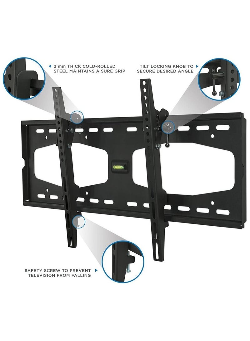 Slim Tilting TV Wall Mount Bracket for 32-55 Inch Samsung, Sony, Vizio, LG, Sharp TVs with Low Profile - Image 2