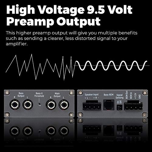 NVX XLCA2 X-Series 2-Channel Line Out Converter Digital Bass Enhancer with xBOOST and Remote Level Control - Image 4