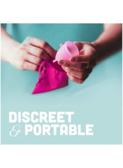 KASTWAVE Medical Grade Silicone Menstrual Cup Female Hygiene Menstruation Copa Women Menstrual Cup Silicone Reusable Menstrual Cup  - Image 2
