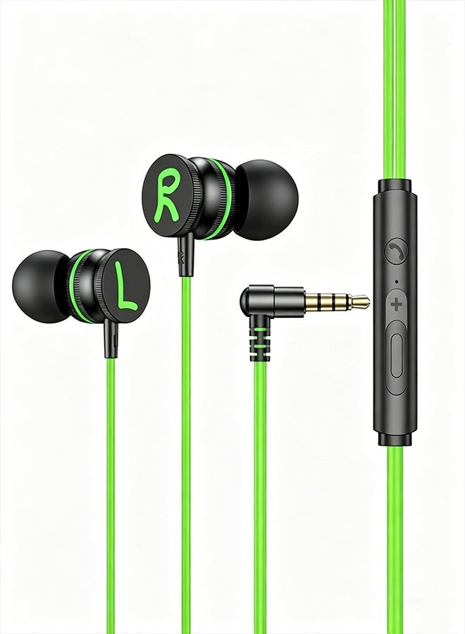 CubeG Gaming Earbuds , In-Ear Gaming Headphones, Noise-Isolating Design, High-Quality Sound, built-in Mic, Comfort Fit, Compatible with PC, Console & Mobile Green - Image 1