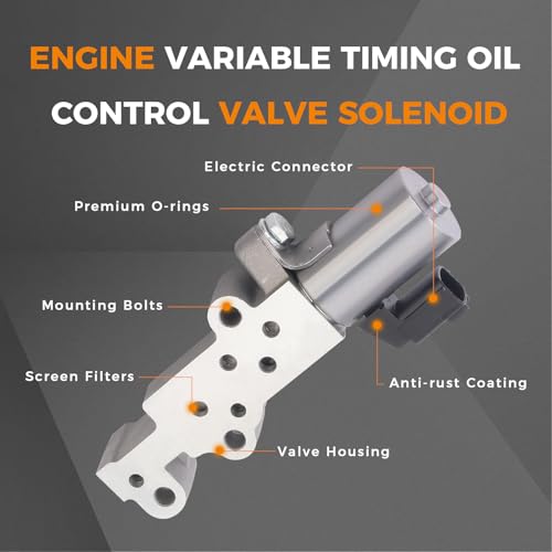 Kinwrdsn Engine Variable Valve Timing VVT Solenoid Kit Compatible with Nissan 20022006 Altima20052017 Frontier Xterra Quest Maxima Murano for Infiniti I35 G35 FX35 M35 Replace for 917011 917012 - Image 3