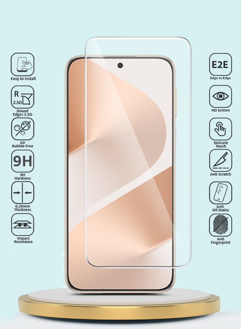 GMAX Huawei Pura 80 5G 2025 GMAX Premium Series Curved Edges 9H 2.5D Tempered Glass Screen Protector - Clear - Image 2