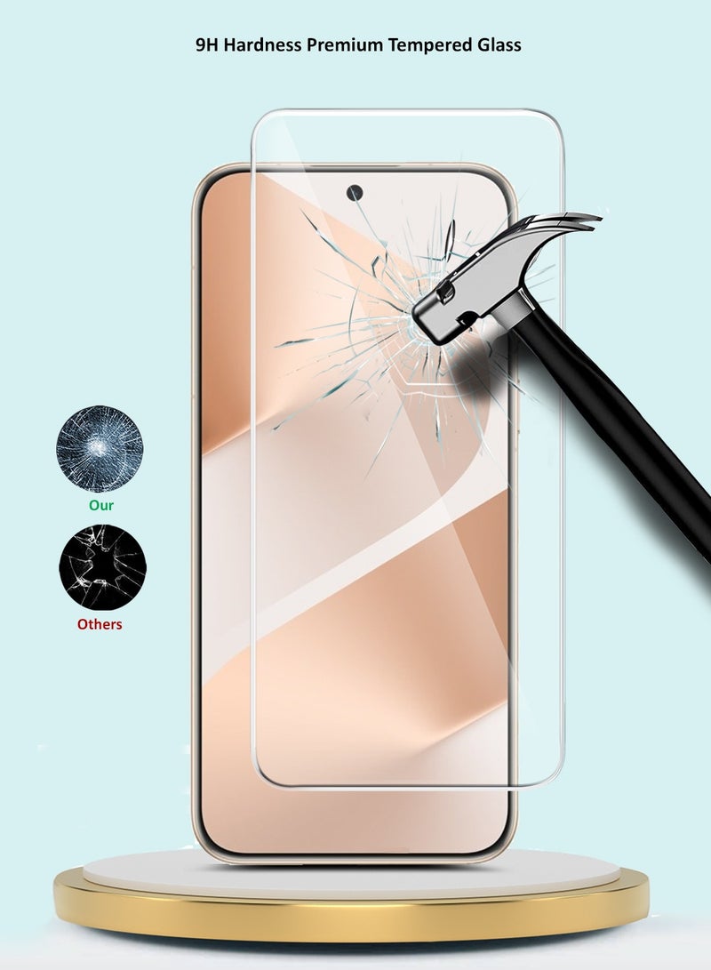 GMAX Huawei Pura 80 5G 2025 GMAX Premium Series Curved Edges 9H 2.5D Tempered Glass Screen Protector - Clear - Image 3