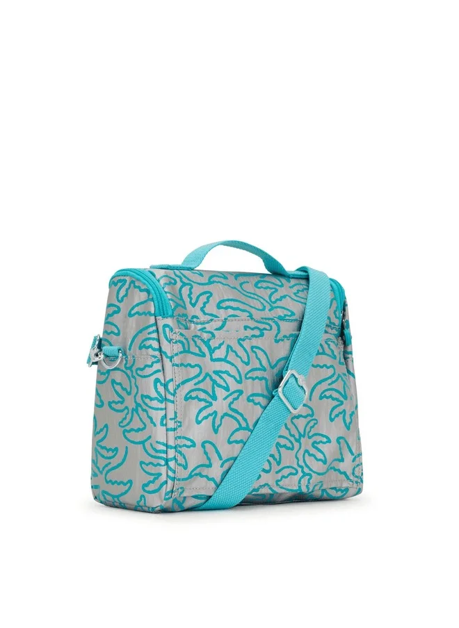 كيبلينغ New Kichirou Metallic Palm Large Lunch Bag With Trolley Sleeve