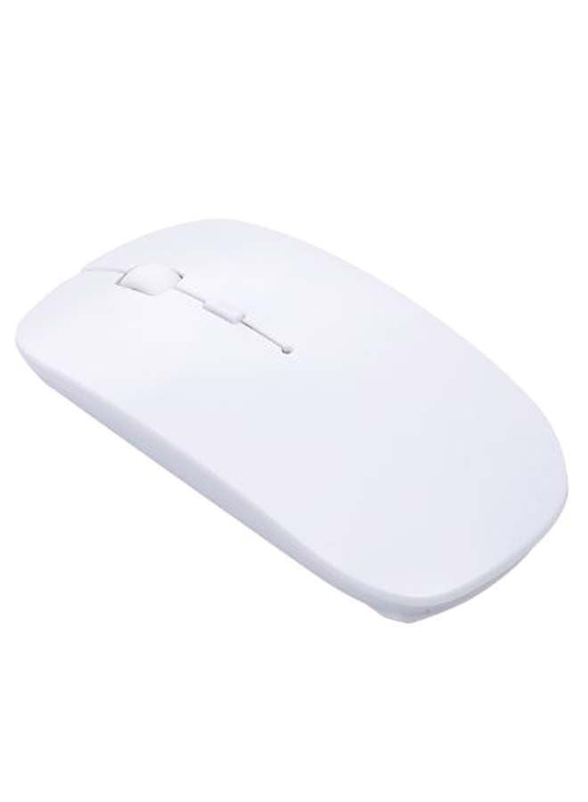 NIBEMINENT Dual Mode Wireless Ergonomic Mouse White  - Image 1