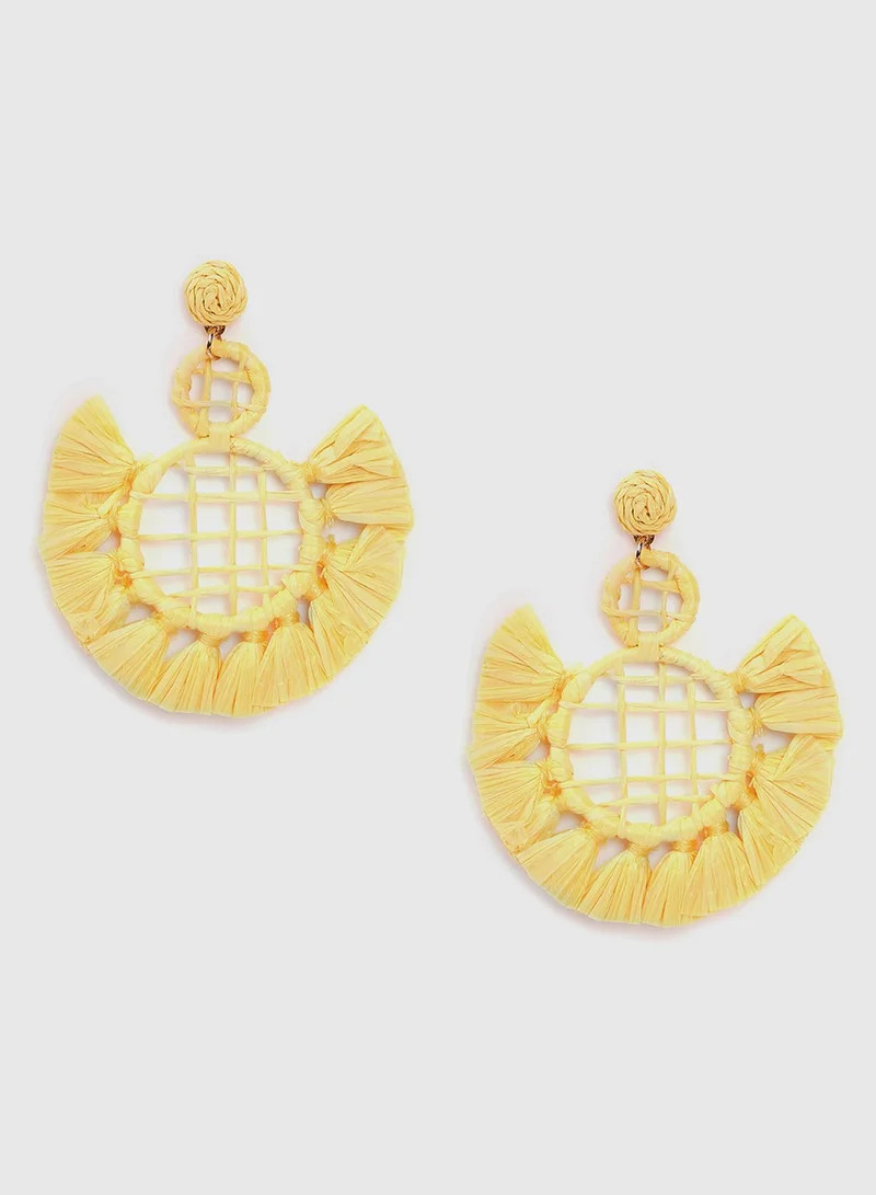 سوهي أقراط متدلية صناعية عصرية