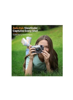 Generic 4K Digital Camera for Photography, Autofocus with Viewfinder 16X Anti-Shake Video Vlogging YouTube Compact Point and Shoot Cameras 32GB SD Card  - Image 5