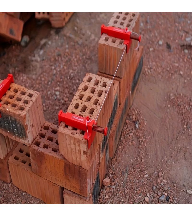 2Pcs Bricklaying Line Clips Runners Durable Plastic No Power Needed Essential Masonry Leveling Tools - Image 5