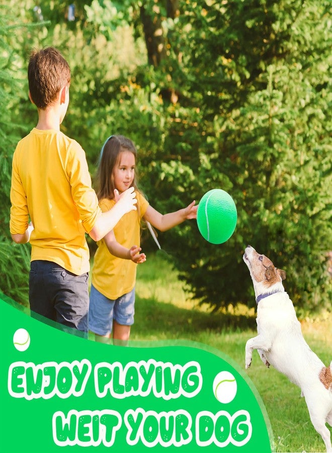 Banfeng Giant 8" Dog Tennis Ball Big Pet Toys Outdoor Sports Ball Interactive Dog Toy for Small Medium Large Dog(Green) - Image 5